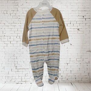 NWT CALVIN KLEIN 6-9months footie sleeper